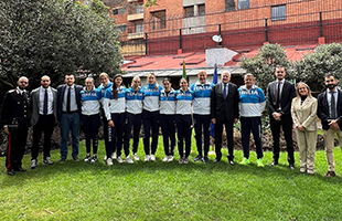 Colombia, la nazionale olimpica di spada in visita in Ambasciata dâItalia