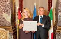 Patricia Conde awarded Knight of the Order of the Star of Italy