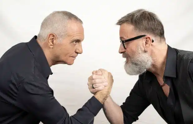 Panariello vs Masini, lo strano incontro