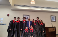 Studenti di UniParma ricevono il titolo di âMaster of Science Engineering Managementâ al NJIT di Newark