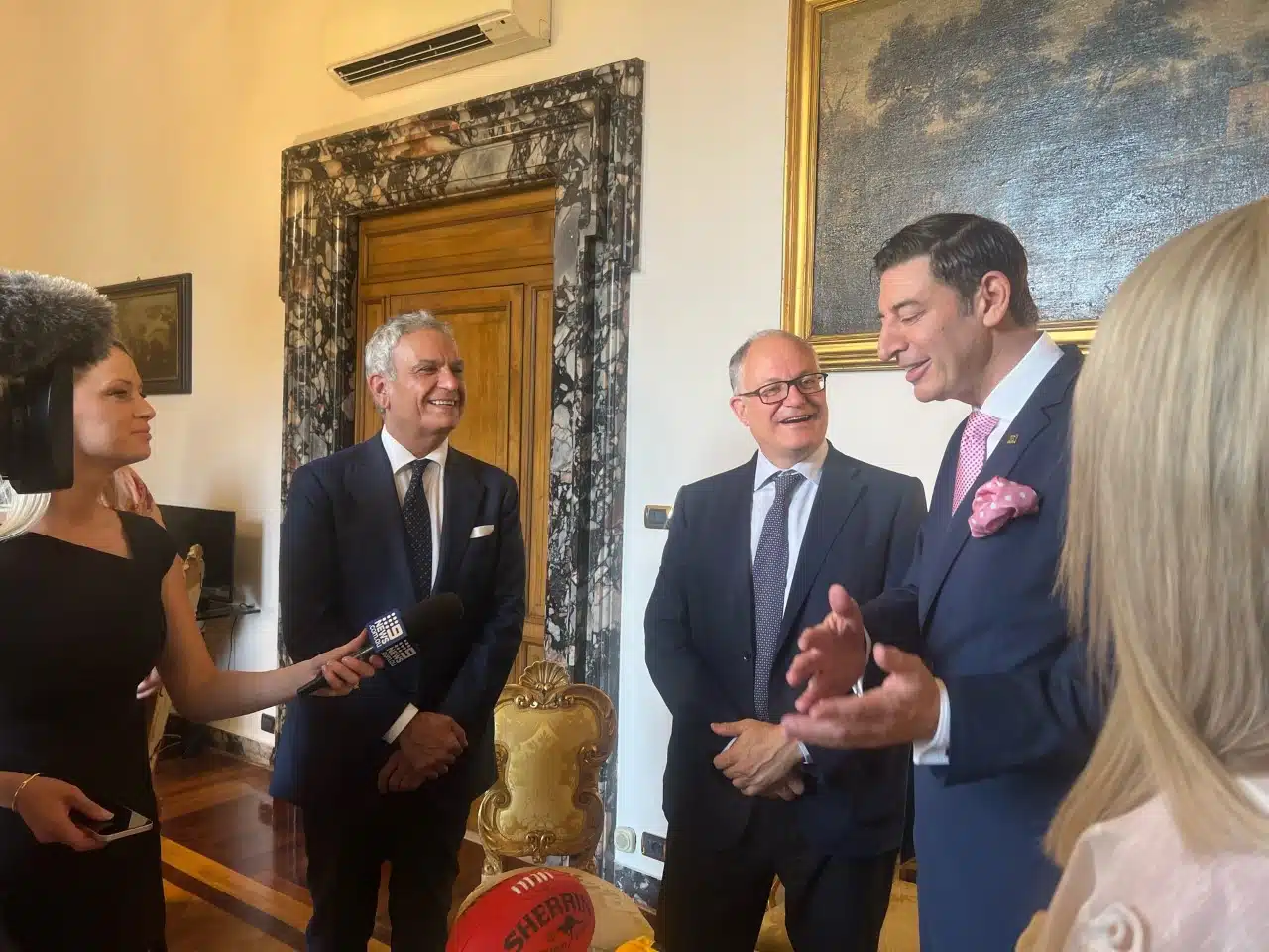 Italia-Australia, CarÃ¨ (Pd) con il sindaco di Perth da Gualtieri