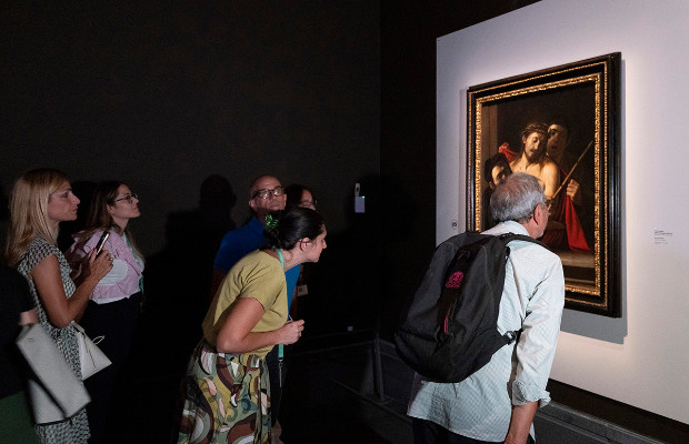 CARAVAGGIO, A NAPOLI <br> L'ECCE HOMO RITROVATO  