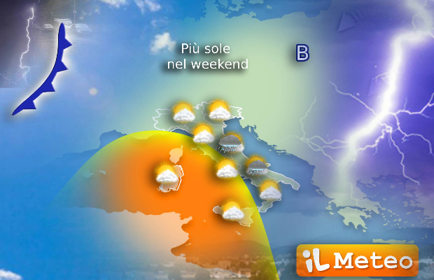 WEEKEND SOLEGGIATO MA L'ANTICICLONE E' ASSENTE