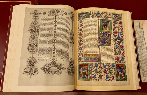 LA BIBBIA DI BORSO DâESTE <br> ORA IN MOSTRA IN SENATO