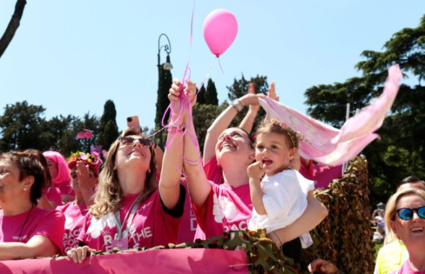 A ROMA TORNA <BR> LA RACE FOR THE CURE
